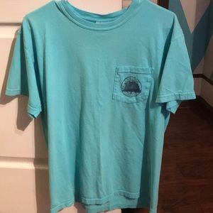 blue live oak brand shirt